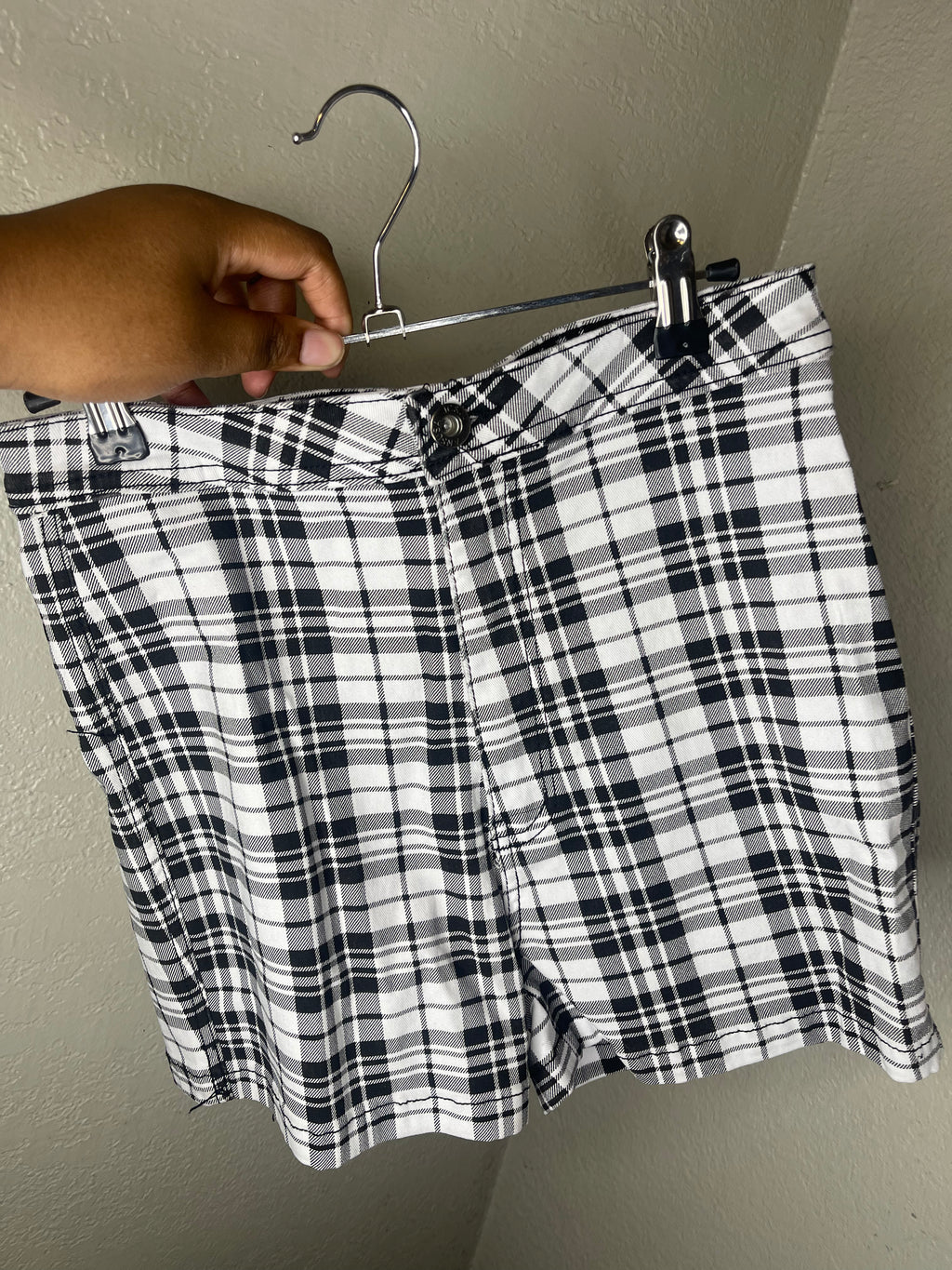 “Skool Days” Plaid Shorts